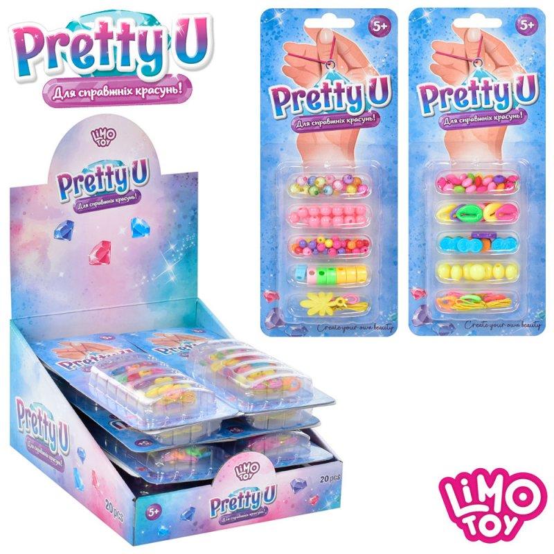 Набір "Pretty U" Бісер, намистини, підвіски, нитки M4989UA G-Rich, фото 1