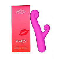 Кролик вібратор Peachy Pretty Violet Miss V, рожевий