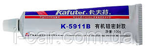 Kafuter K-5911B чорний клей герметик для масок фар та ущільнювальних кілець, фото 1