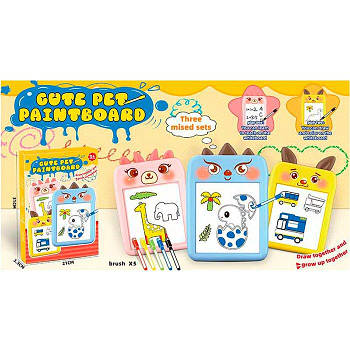 Дошки для малювання, маркери 5 шт. 33027 G-Rich