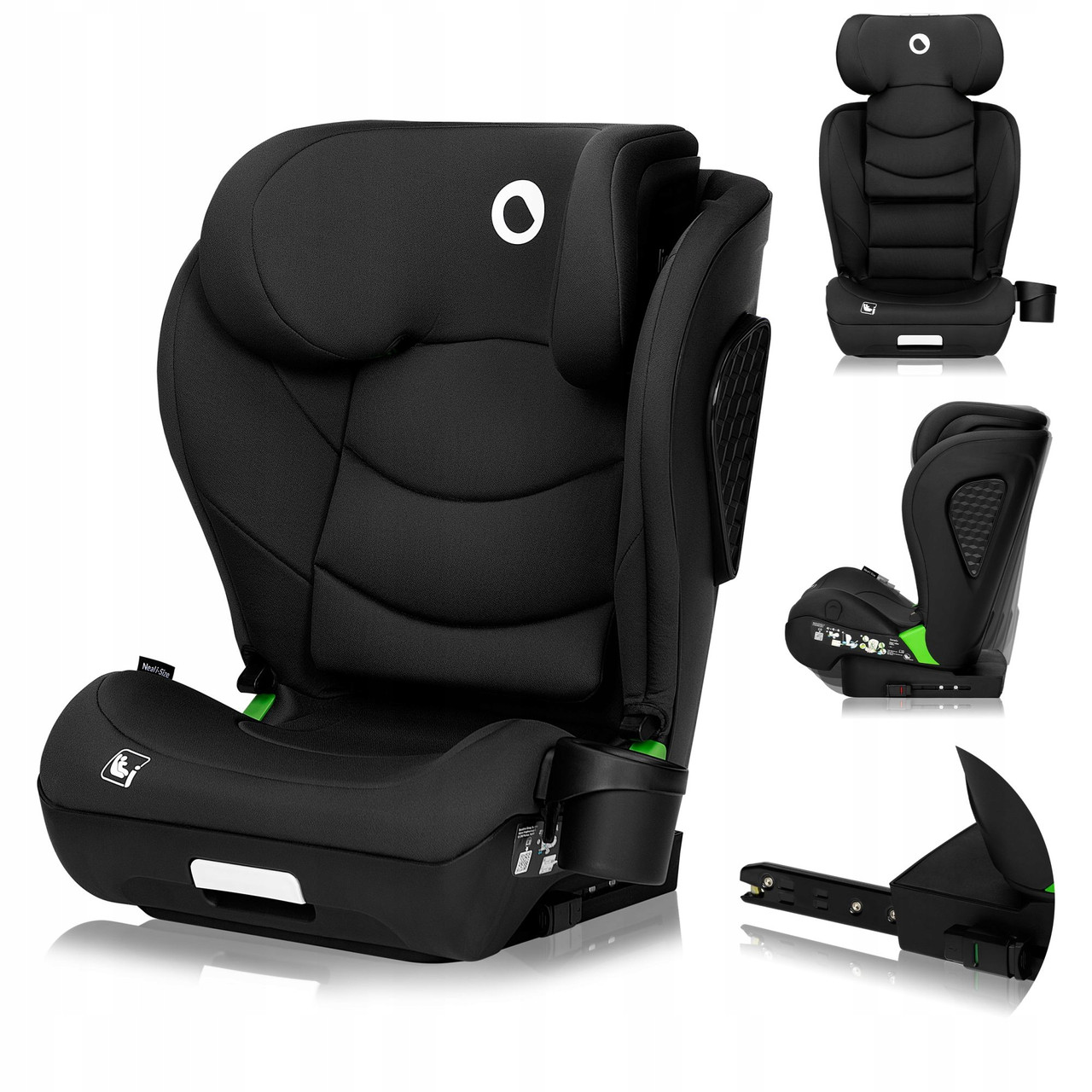 Дитяче автокрісло Lionelo NEAL I-SIZE BLACK CARBON, фото 1