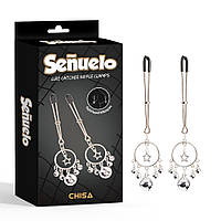 Затискачі на соски CHISA Senuelo Lure Catcher Nipple Clamps з намистинами