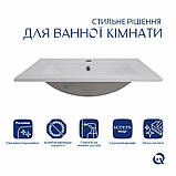 Раковина Qtap Albatross 620х460х180 White без донного клапана QT01113060CW1, фото 3