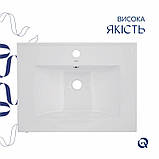 Раковина Qtap Albatross 620х460х180 White без донного клапана QT01113060CW1, фото 4