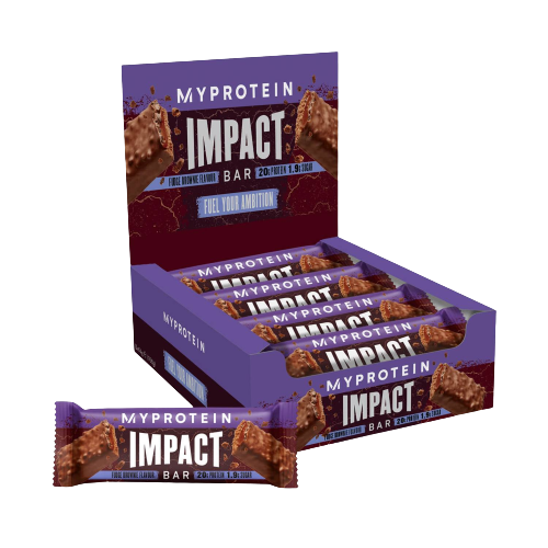Impact Protein Bar - 12x64g Fudge Brownie, фото 1