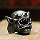 Перстень сріблястий орк вождь орди Дуротар дизайнерський чоловічий 19 розмір IgnisFlos128, фото 9