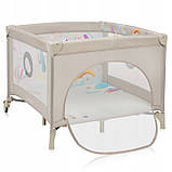 Манеж Lionelo MILLE PLUS GREY BEIGE, фото 4