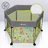 Манеж Lionelo ROEL PLUS GREY MULTICOLOR, фото 2