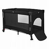 Ліжечко-манеж Lionelo ELLEN BLACK CARBON, фото 3