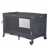 Ліжечко-манеж Lionelo ELLEN GREY COBCRETE, фото 3