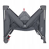 Ліжечко-манеж Lionelo ELLEN GREY COBCRETE, фото 4