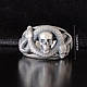 Перстень сріблястий змія і череп вінтажний готичний 20 розмір IgnisFlos957, фото 4