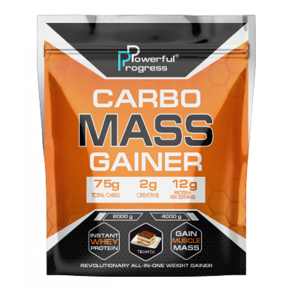 Carbo Mass Gainer - 2000g Tiramisu, фото 1