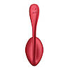 Вібратор в трусики Satisfyer Shiny Petal з додатком та пультом, червоний, фото 4
