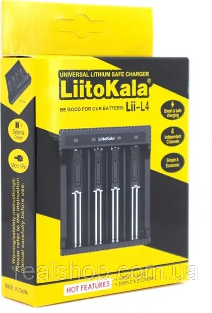 Зарядний пристрій для акумуляторів LiitoKala Lii-L4, фото 1