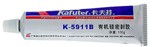 Kafuter K-5911B чорний клей герметик для масок фар та ущільнювальних кілець