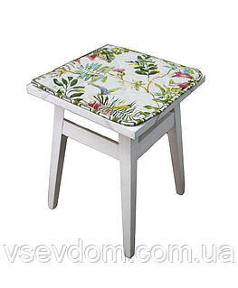 Чохол на табурет Villa квіти ТМ ПРОВАНС