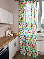 Готова гардина Red cherries ТМ ПРОВАНС