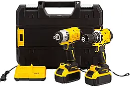 Набір акумуляторного інструмента 2 в 1 гайковерт шуруповерт 21В 400 Нм 80 Нм