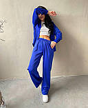 Шовковий костюм жіночий сорочка та штани оверсайз 42-44 46-48 50-54 56-58, фото 8