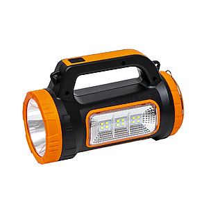 Ліхтар ручний акумуляторний MH-818В переносний на сонячній батареї, Помаранчевий (AM-6), фото 2