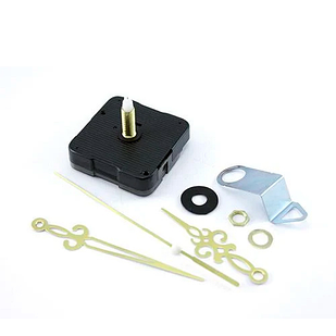 Годинниковий механізм зі стрілками, шток 28мм, дизайнерські годинники настінні