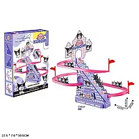Игрушка трек горка серпантин с игровыми фигурками Kuromi 2010A на батарейках