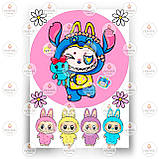 Друк їстівного фото — Вафельний папір — Лабубу No12, фото 9