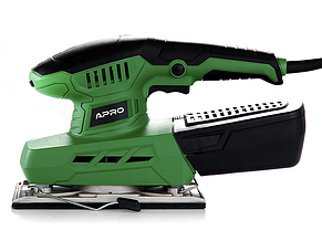 Шліфмашина вібраційна з регулюванням обертів 90х187мм 350Вт APRO FS350 (899281), фото 2