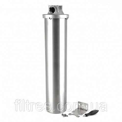 Корпус фільтра 20 Big Blue D2-2 нержавіюча сталь, фото 1