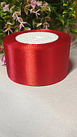 Атласна стрічка/5 см/23 метри/червоний