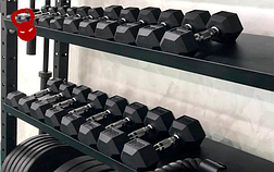Гексагональний гантельний ряд Generation Fitness від 12,5 - 40 кг крок 2.5 кг, фото 3