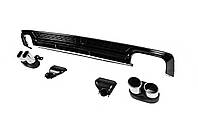 Задний диффузор с насадками S-Style (для Base) для Ауди A6 C8 2018- гг