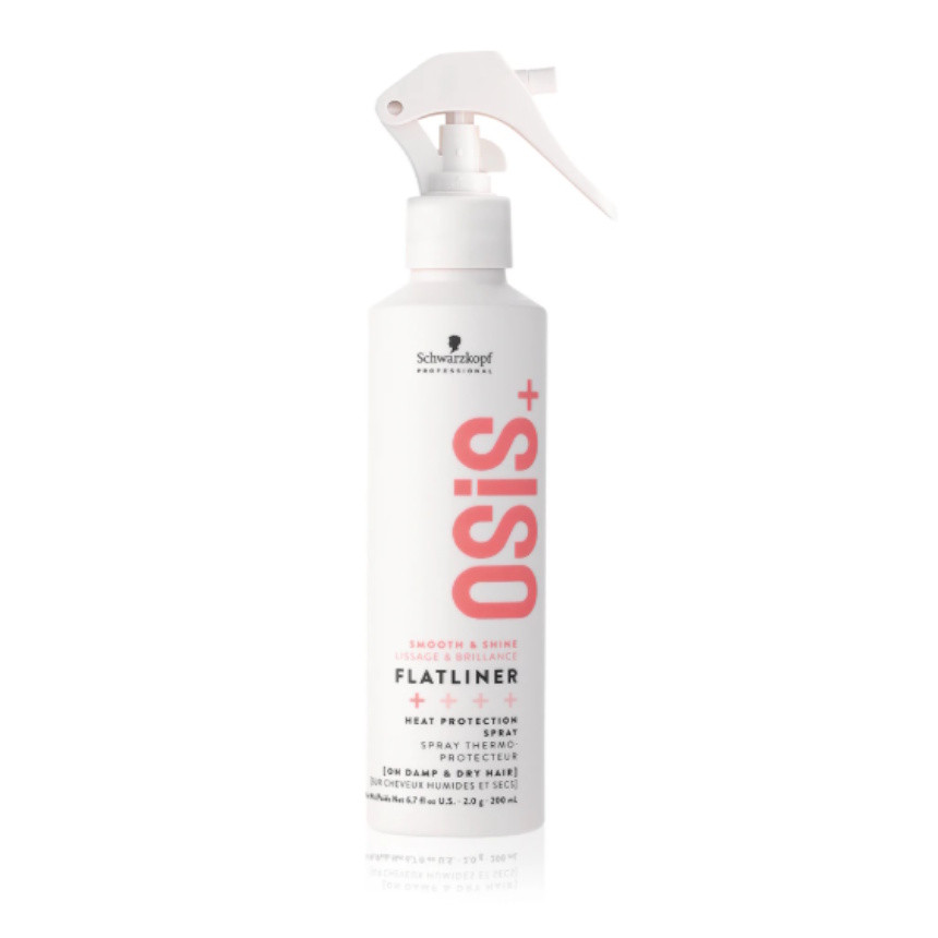 Термозахисний спрей для волосся Schwarzkopf Professional Osis+ Flatliner Heat Protection Spray, 200 мл (Sc30)