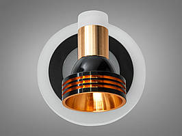 Підсвічник для дзеркал Diasha 5879 чорний з золотом 11W стильний дизайн 5879/1