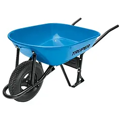 Тачка будівельна Truper з посиленою пневматичною шиною 16" ND 80 літрів