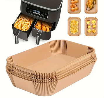 Пергаментні форми для аерогрилю духовки мультипечі 22/14см 50 штук в упаковці SAM-50G