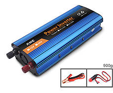 2600W номінал. Перетворювач напруги KME 2600. Автомобільний інвертор на 2600W (12V-220V), фото 2