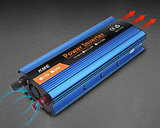 2600W номінал. Перетворювач напруги KME 2600. Автомобільний інвертор на 2600W (12V-220V), фото 4