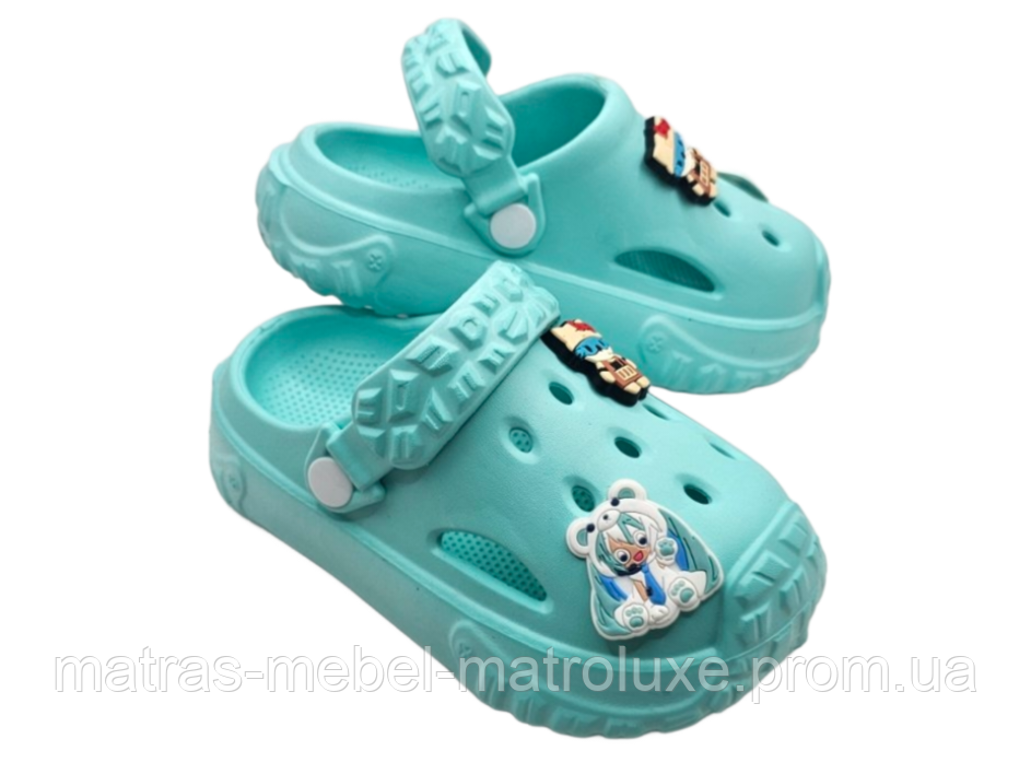 Крокси дитячі Verta 3001 м'ята (6 пар 24/25-34/35)