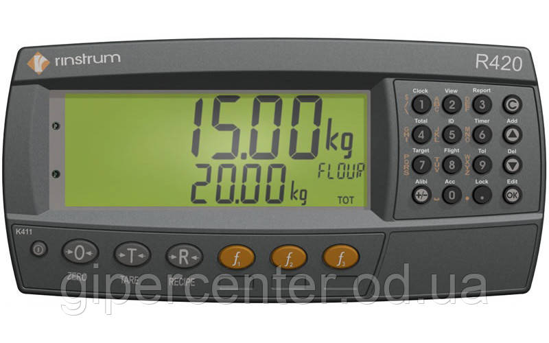 Ваговий індикатор Rinstrum R420k412 (пластик ABS/настільного виконання)