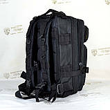 Тактичний штурмовий рюкзак 30 л чорний, фото 5