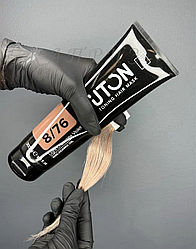 Професійна тонувальна маска UТОN від UNIC PROFESSIONAL 8/76 світло-русявий коричнево-фіолетовий 300 мл