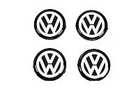 Колпачки на диски 56/52мм vwor5652 V-2 (4 шт) для Volkswagen