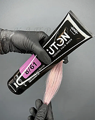 Професійна тонувальна маска UТОN від UNIC PROFESSIONAL 8/61 світло-русявий фіолетово-пепелястий 300 мл