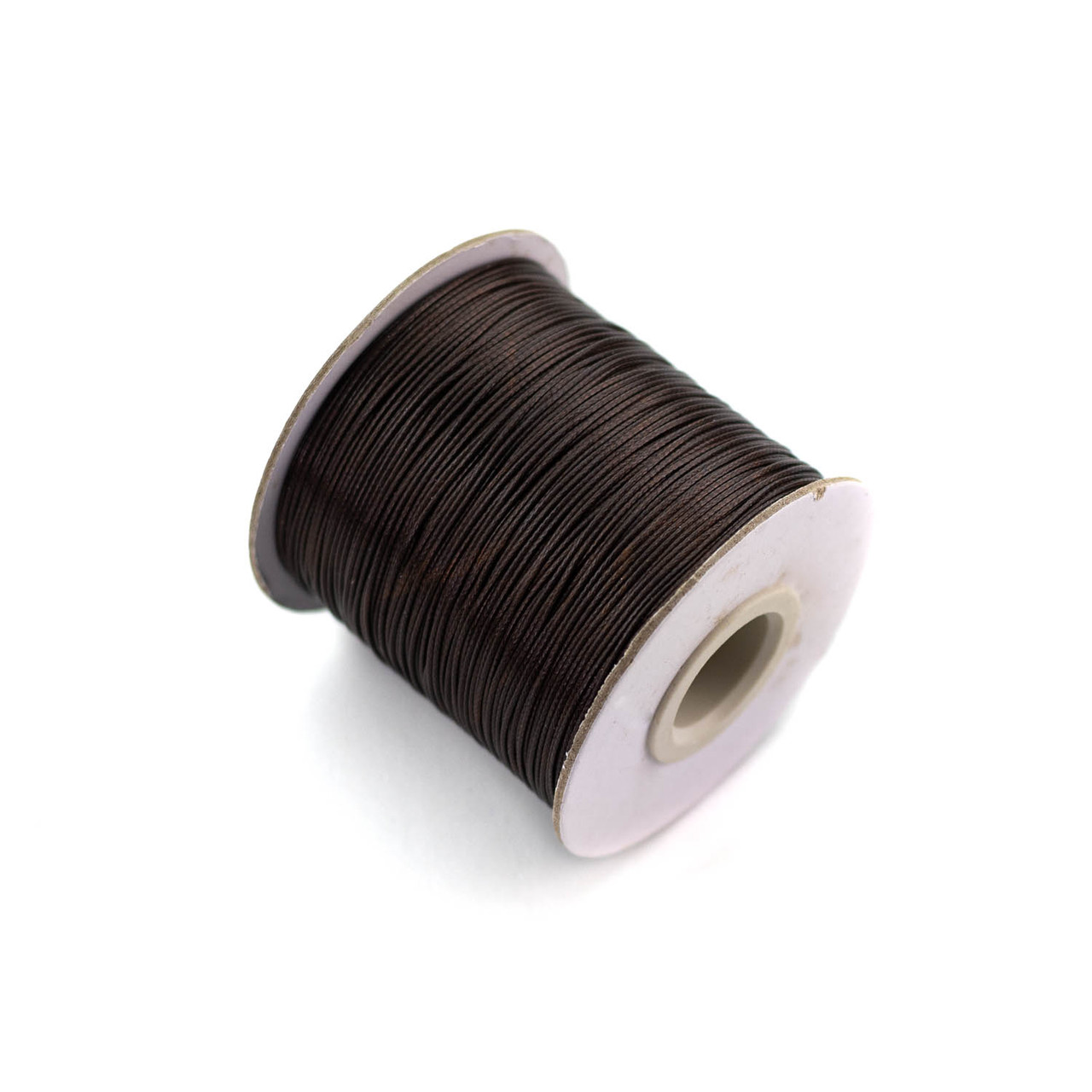 Вощений Шнур 0.5 мм темно-коричневий відріз 5 м SHV045, фото 1