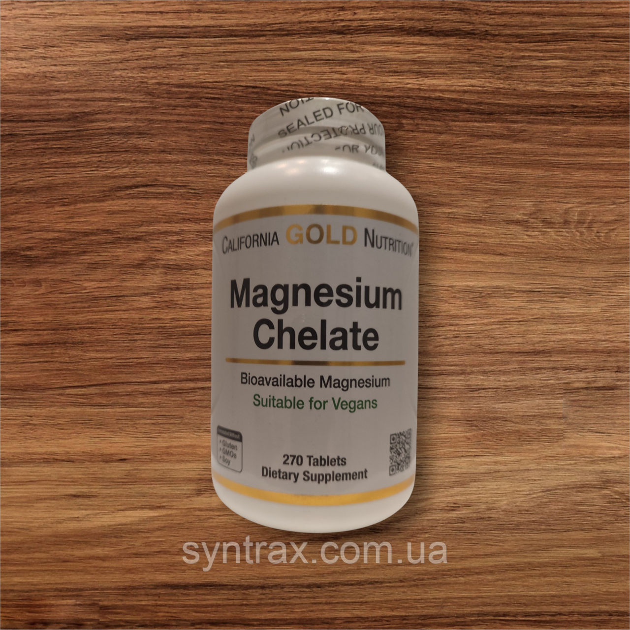 California Gold Nutrition Magnesium Chelate 270 tab , хелат магнію