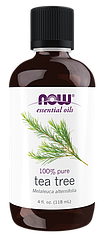 Олія чайного дерева, Tea Tree, Now Foods, Essential Oils, 118 мл.