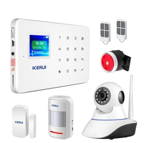 Комплект сигналізації Kerui alarm W181 з Wi-Fi + Wi-Fi IP камера