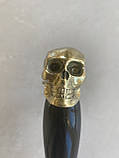 Якісна ложка для взуття Череп 73см бронза, фото 2
